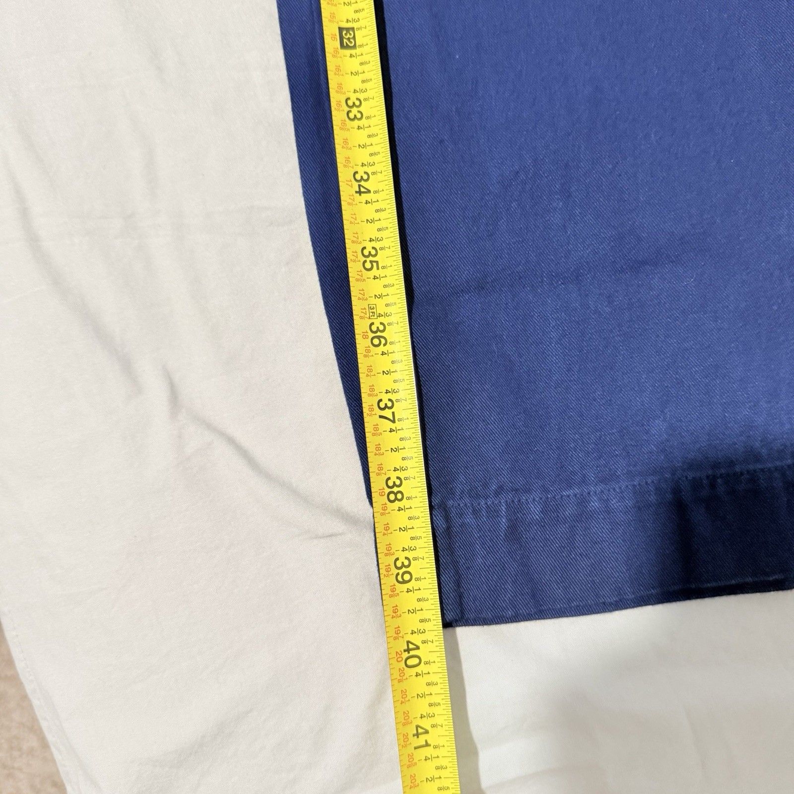 Industry Of All Nations Men’s Indigo 12 Chino Organic Cotton Pants 36 Nwt — image 7 of 8